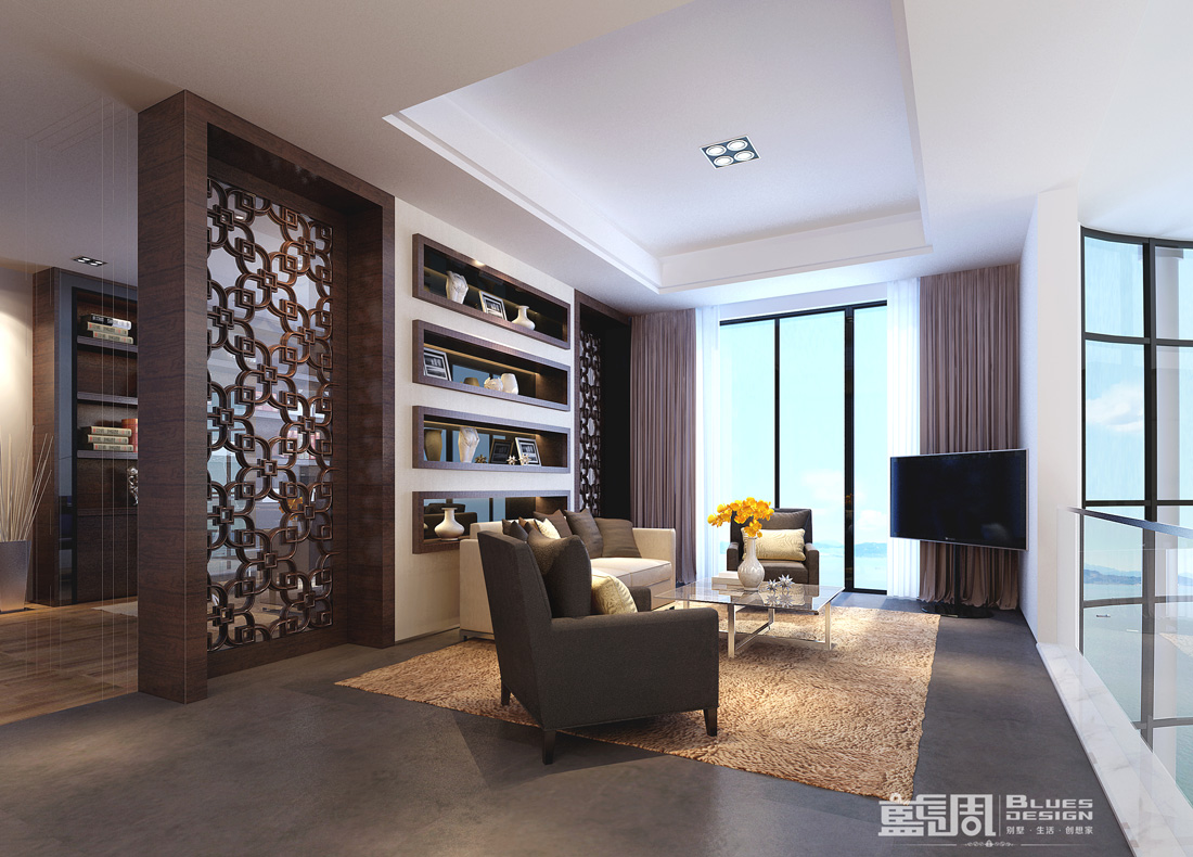 南海玫瑰園空中別墅設(shè)計(jì):書房