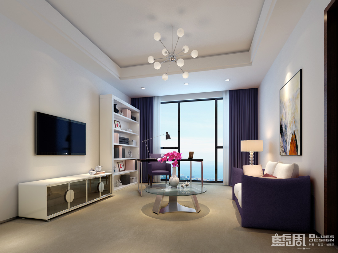 南海玫瑰園空中別墅設(shè)計(jì):小女兒起居