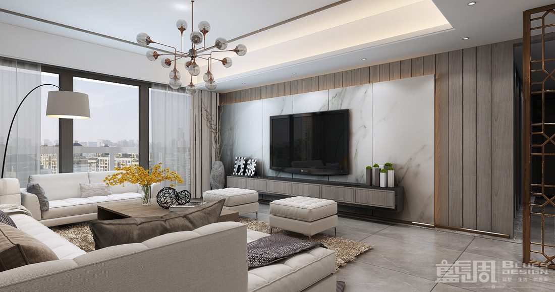 曦灣天馥私宅設計:客廳2