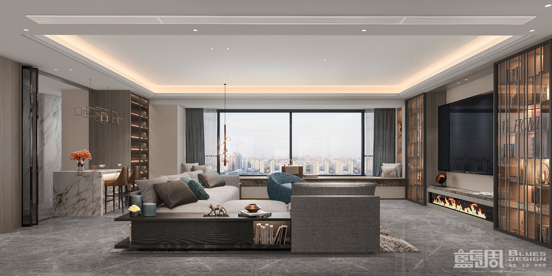 香山美墅私宅設(shè)計(jì):客廳2