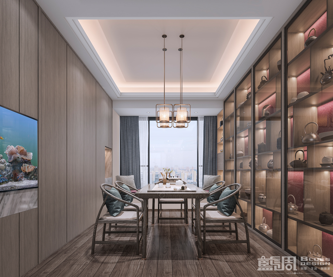 香山美墅私宅設(shè)計(jì):茶室