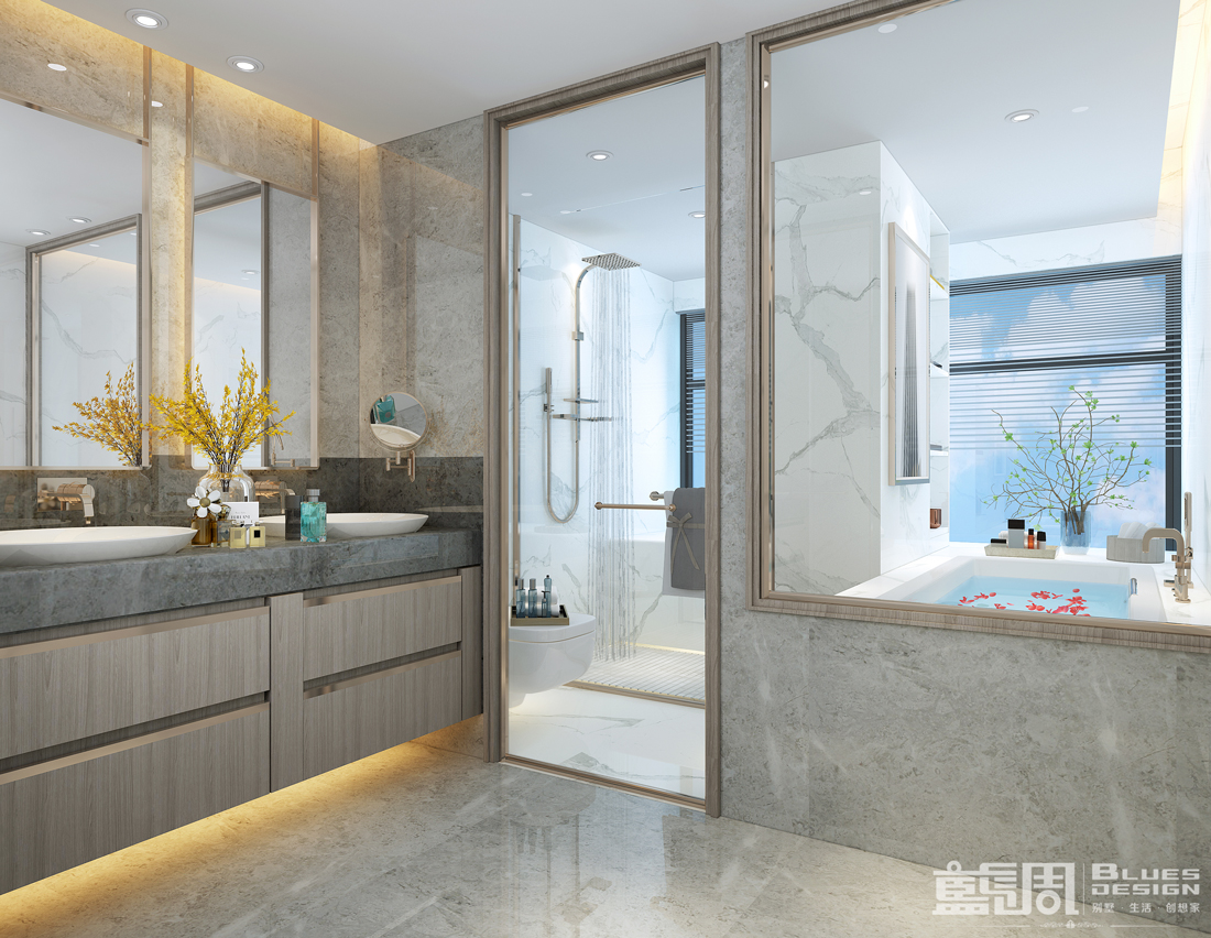 香山美墅私宅設(shè)計(jì):衛(wèi)生間