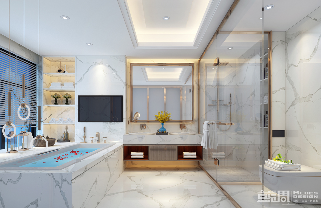 香山美墅私宅設(shè)計(jì):主衛(wèi)