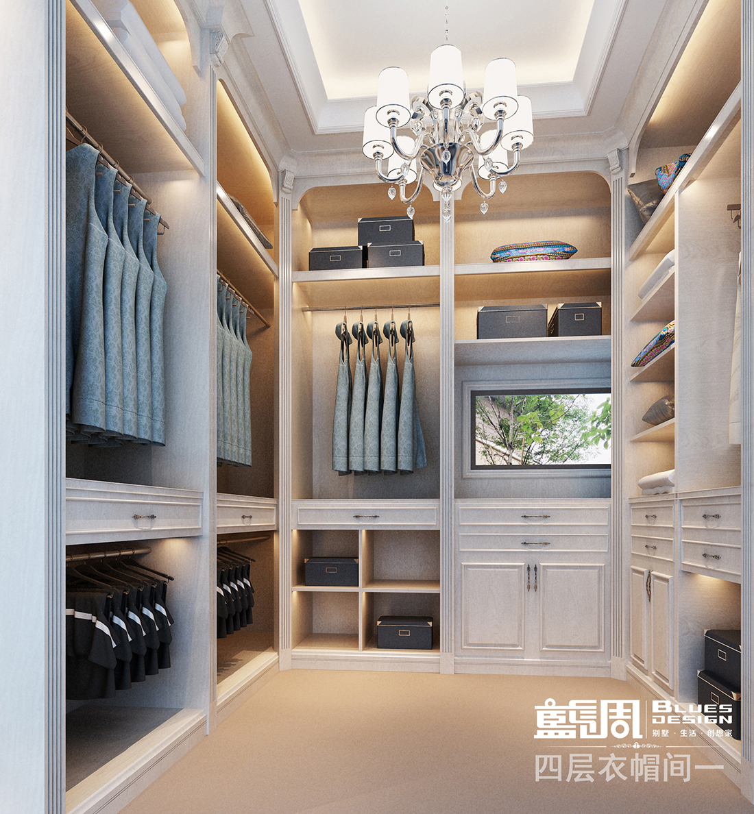 燕晗山居別墅設(shè)計(jì)-衣帽間